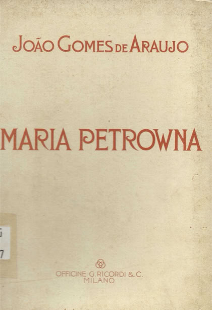 Maria Petrowna de João Gomes de Araújo